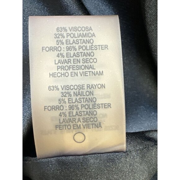 Elie Tahari Womens Sheath Dress Black Size 2 Black Sleek - Picture 11 of 11